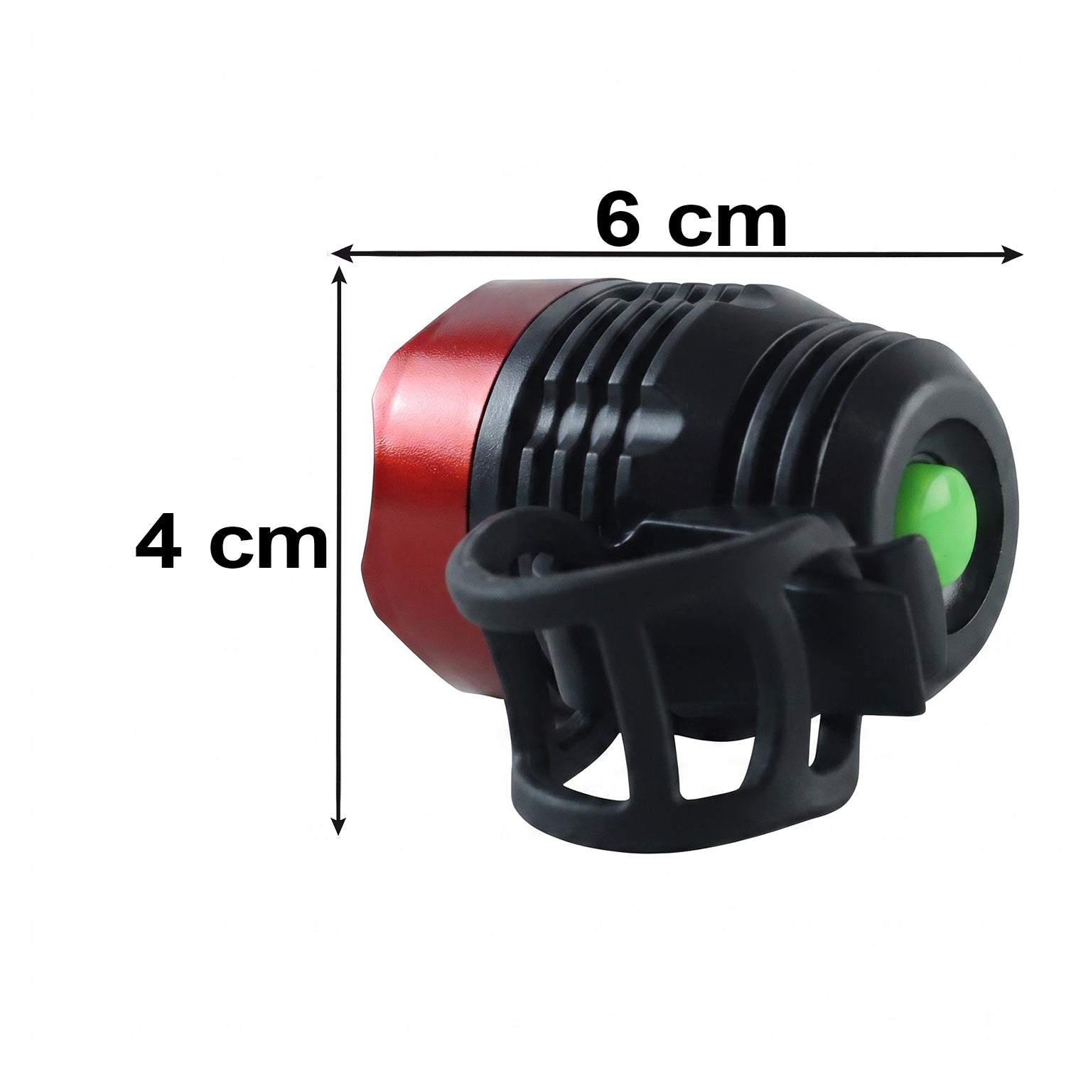 Bicycle headlight size details
