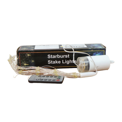 Remote LED starburst ceiling light