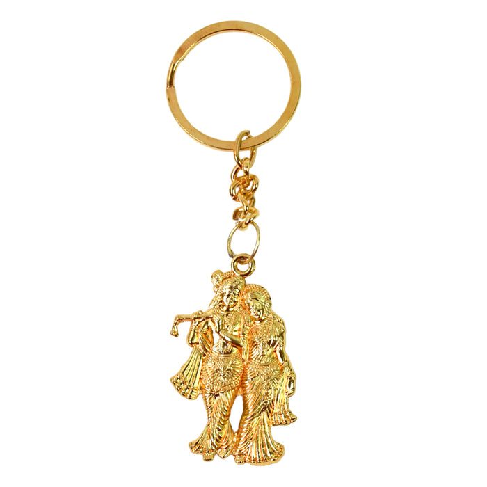 Radha Krishna Divine Keychain