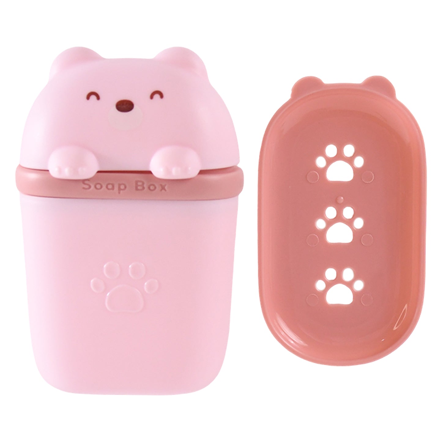 Cute Bear Shaped Soap Case (1 Pc)