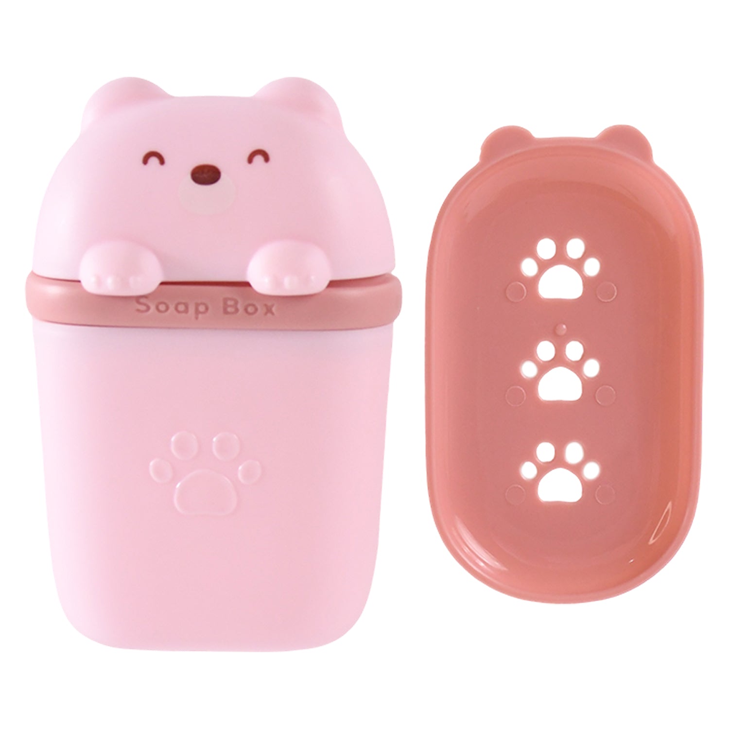 Cute Bear Shaped Soap Case (1 Pc)