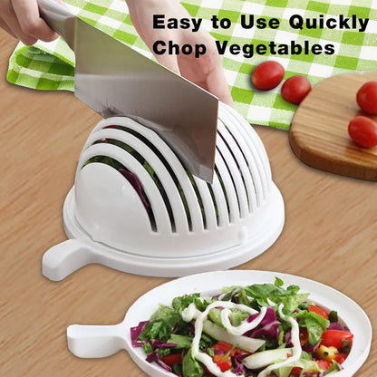 Plastic 60 Seconds Salad Cutter Salad Maker Salad Bow  (1 Pc)