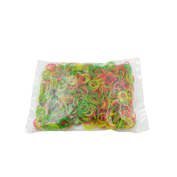 Multicolor Rubber Bands (Elastic & Reusable, Office & Home)