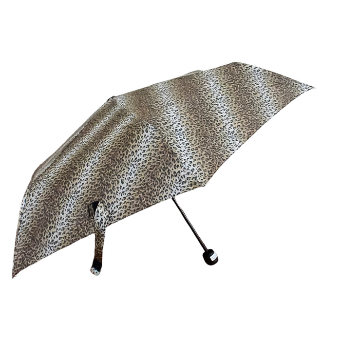 Leopard Shape 3-Fold Sun & Rain Protective Foldable Umbrella (1 Pc)