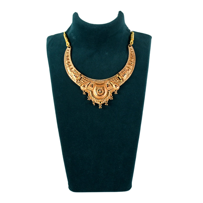 Luxurious Gold-Plated Necklace Set