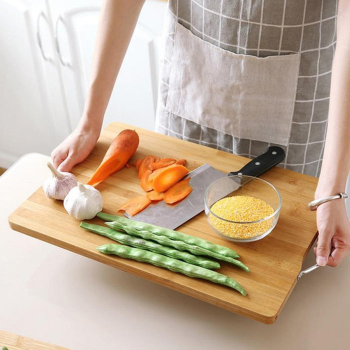 Wooden Chopping Board Big Size Kitchen Chopping Board Household Cutting Board Knife Board Vegetable Cutting and Fruit Multi-purpose Steel Vs Wooden Sticky Board Cutting board For Kitchen Use