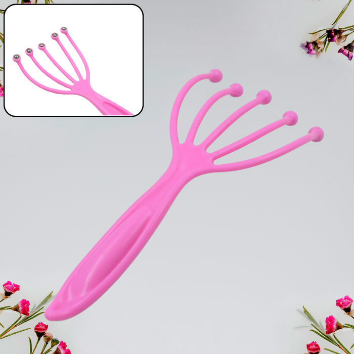 Scalp Massager Gua sha Back Massager Head Scratcher protable Hand held SPA Head  Massager for deep Relaxation、Gifts for Mom and Dad, Can be Used on Every  Part of The Body (Pink) :