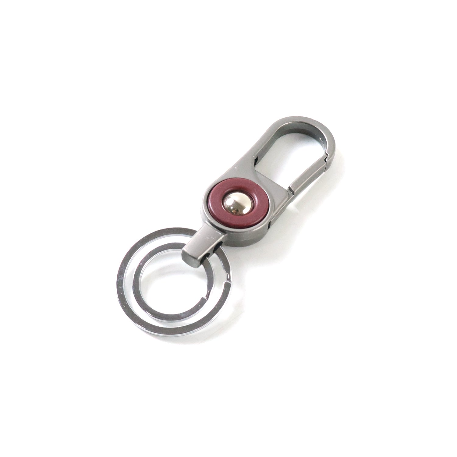 durable dual ring keychain