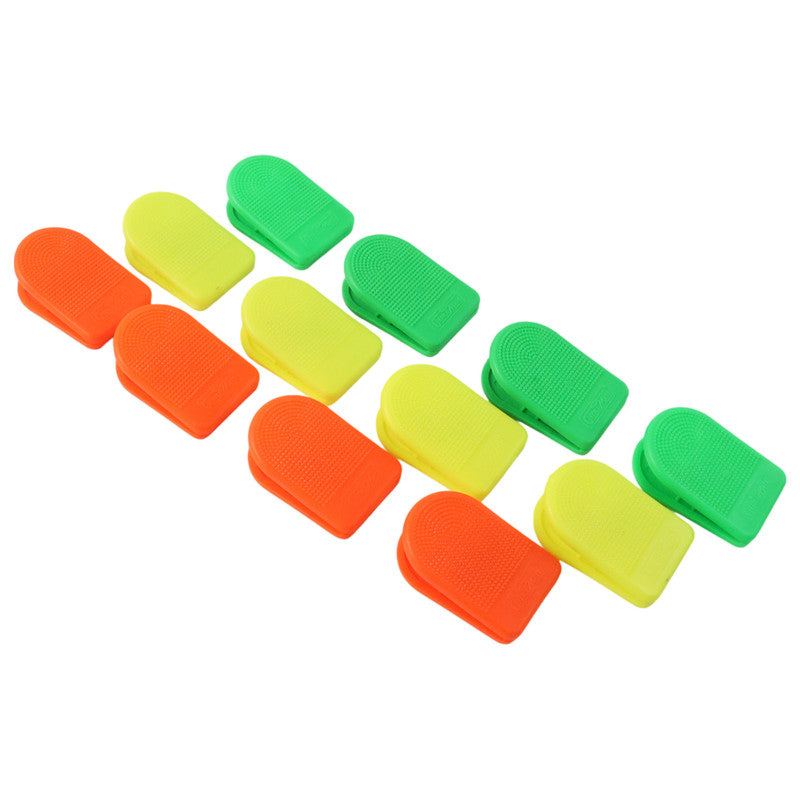 Plastic Paper Clip Set – Strong Grip Office & School Clips (Pack of 12)