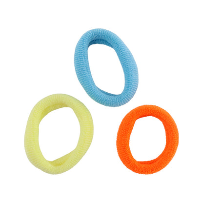 Seamless Soft Hair Elastics - (3 Pc / Set)