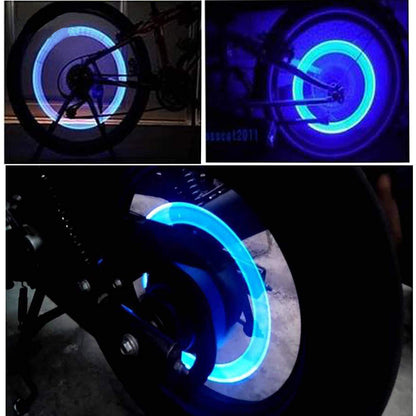 LED Flash Light lamp tyre Wheel Valve Sealing caps (2 Pc / Mix Color)