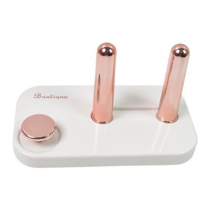 Hair dryer holder mounting hardware and installation