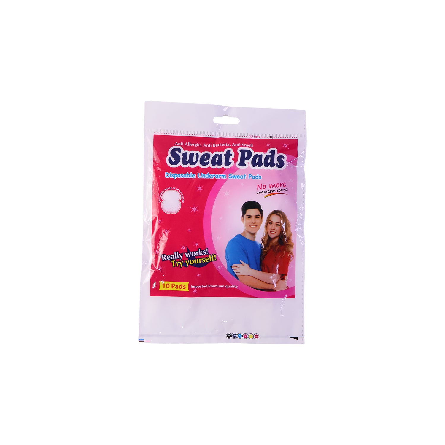 DeoDap sweat pad protecting shirt fabric