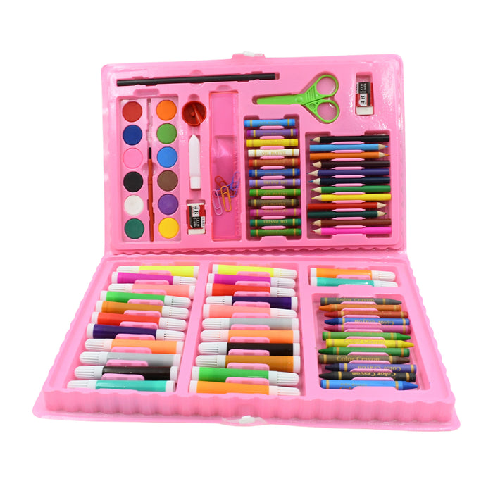 17978 Art Set Kids Art Supplies Coloring Case Kit Painting & Drawing Sets for Kids Boys Girls Gifts Toys Age 4 & Above - Mix Colors, Kids Colorful Bag (86 Pcs Set)