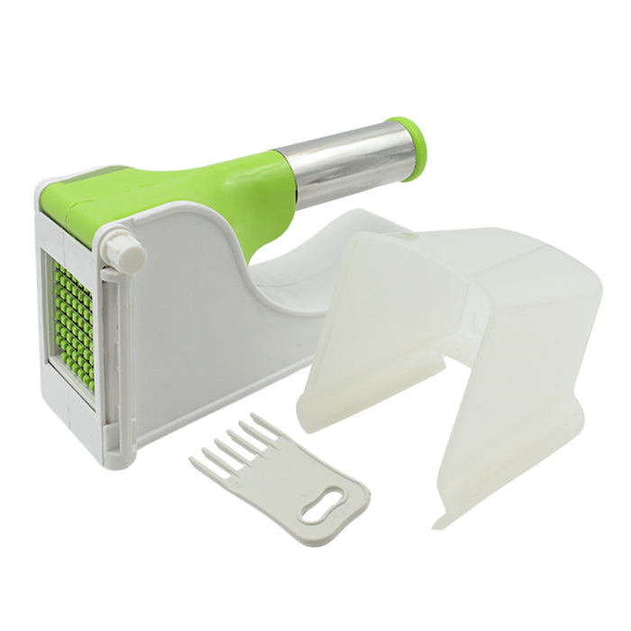 0114 Virgin Plastic French Fry Chipser, Potato Chipser / Potato Slicer with Container