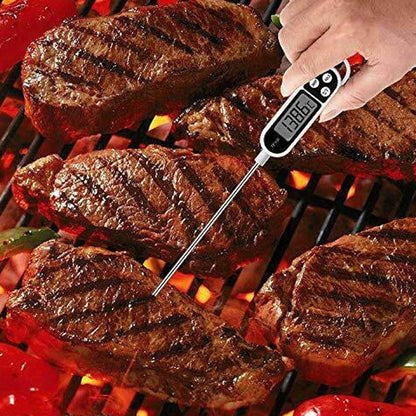 Digital Food Thermometer with LCD Display (1 Pc)