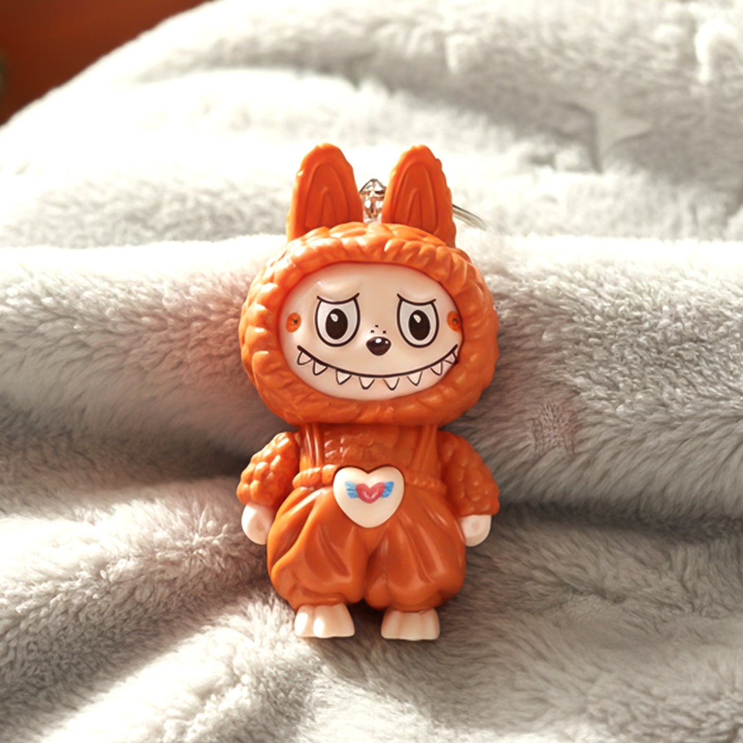 Cartoon Character Face Changing Toy With Key Holder, Keychain (1 Pc)