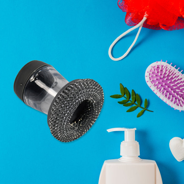 Soap Dispensing Dish Brush (1 Pc): Palm Brush, Kitchen Cleaning