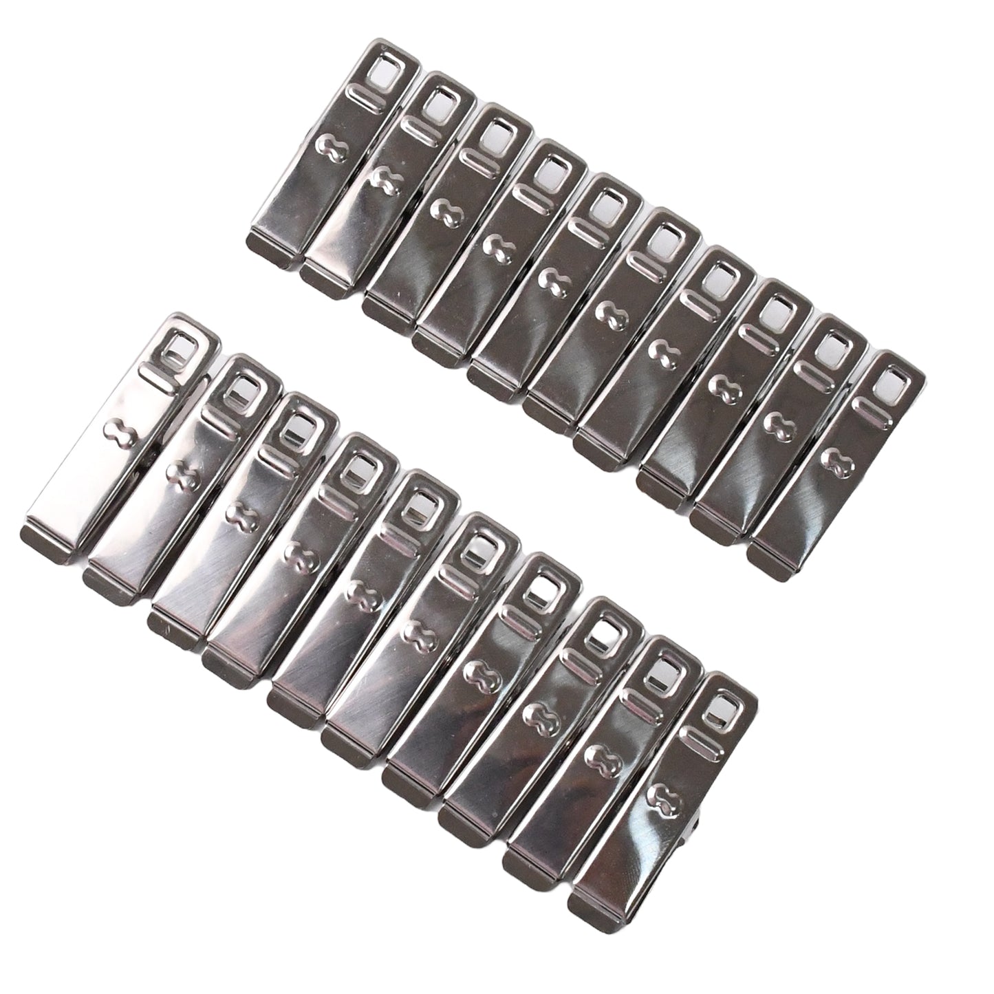 Cloth Drying Pins Stainless Steel Cloth Clips (20 Pcs Set)