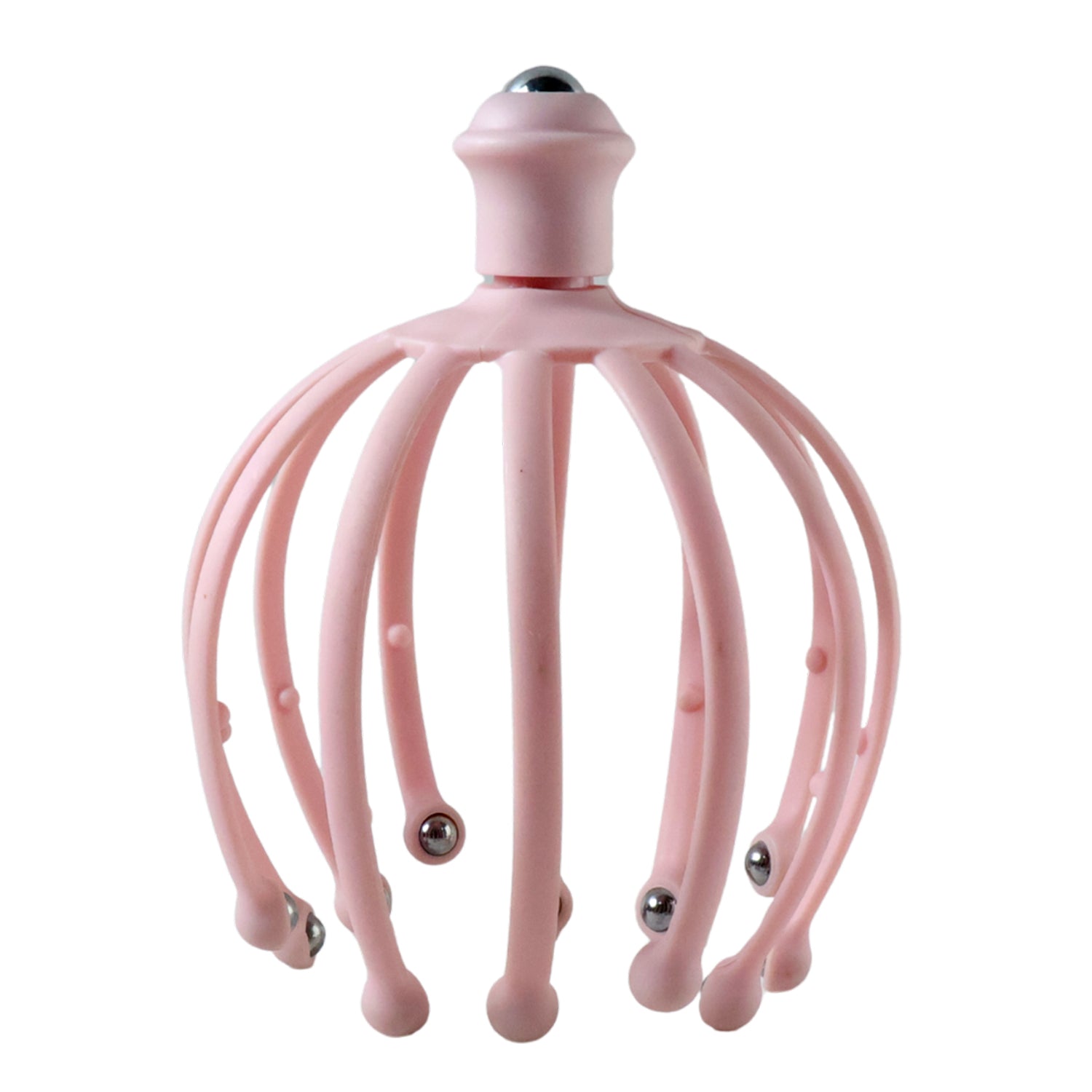 Ergonomic head massager device