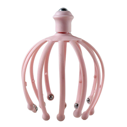 Ergonomic head massager device