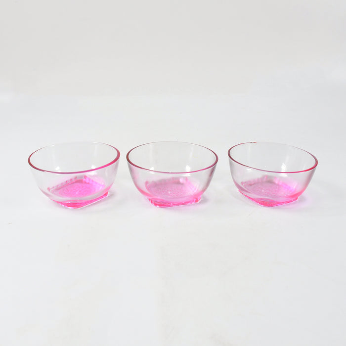 2566 Safe Round Mixing Glass Bowl for Kitchen Storage (Set of 6 Pieces)