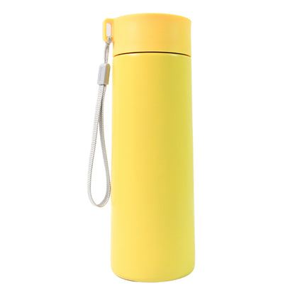 Customized / Personalized Vacuum Insulated Stainless Steel, Double walled (500 ML Approx / Yellow)