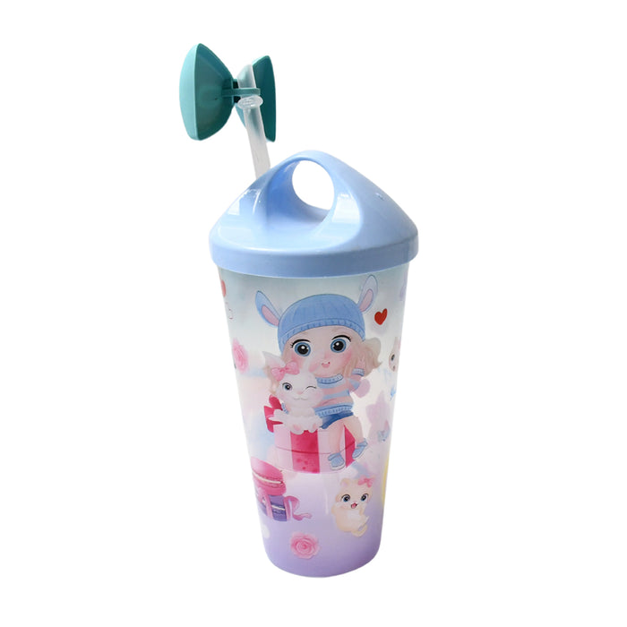 0290 LED Light Unicorn Water Bottle/Tumbler/ Mug with Straw & Lid for Kids Glitter Sipper with Toy Drinking Cups for Boys and Girls School/Tuition/Gym/ Picnic, Kids and Adults, Birthday Return Gifts