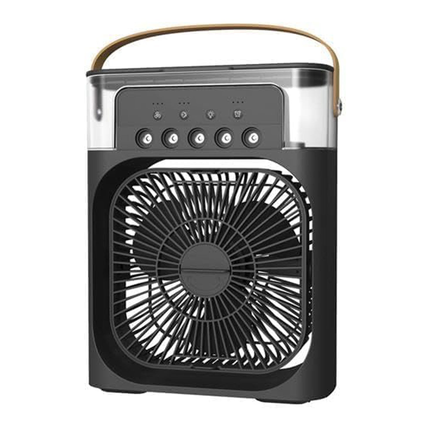 Portable Air Cooler Fan with 7-Color Light – Personal AC Fan