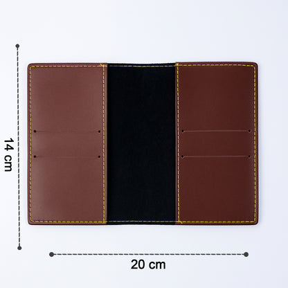 PU Leather Multipurpose Card Holder & Slim Travel Wallet (1 Pc)