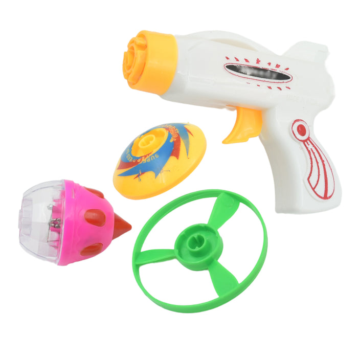Flash & Sound Super Speed Spinner Gun Set for Kids (Battery Not Included / 1 Pc )
