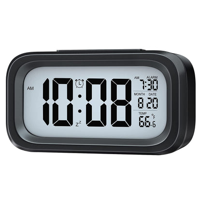 Digital LED Alarm Clock with Temperature Display for Bedside (1 Pc)