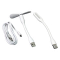 Portable USB Fan Set – Mini Fan, LED Light & Cable | Indo Glow