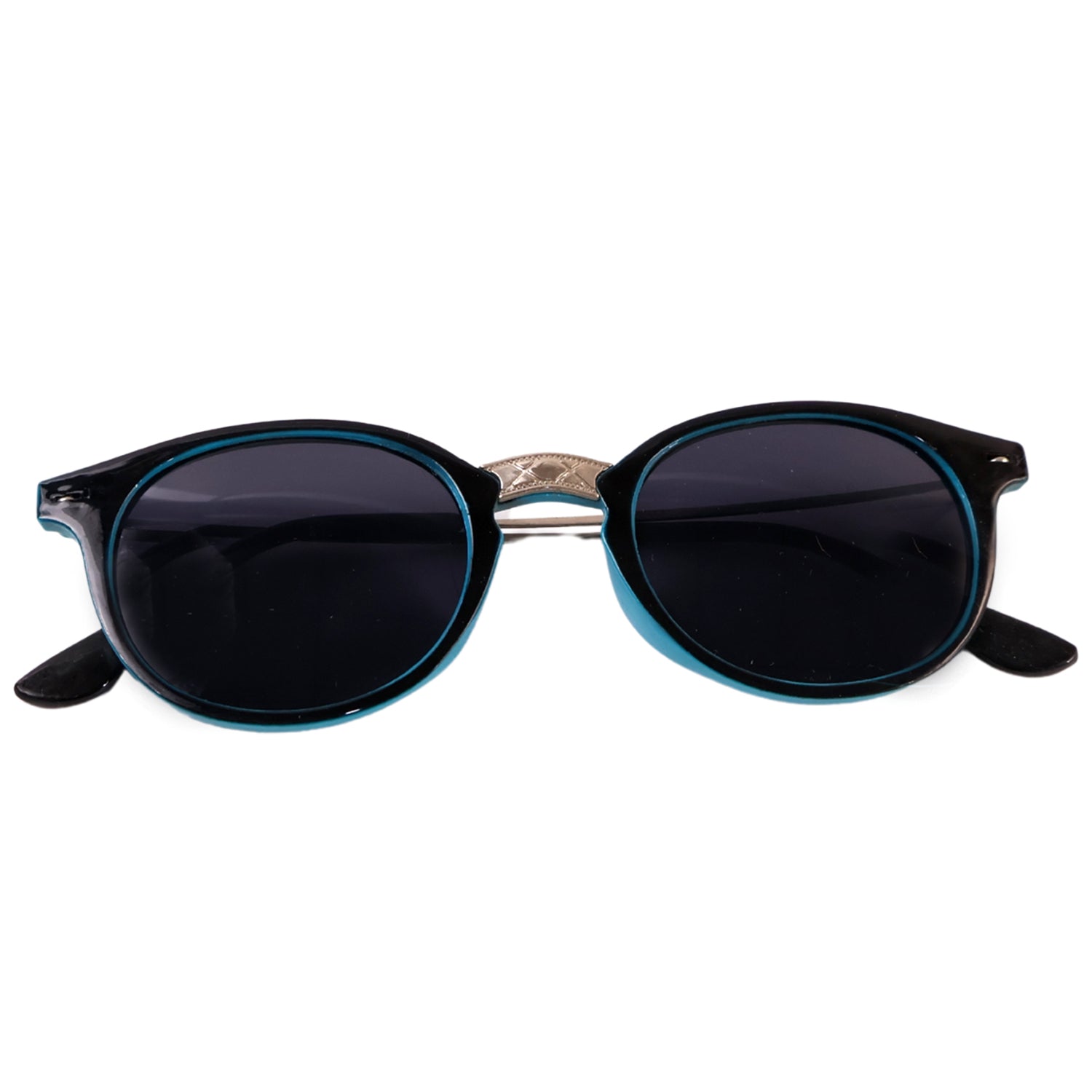 Sky Blue UV Protected Round Sunglasses, classic Sunglasses for Men & Women, Lightweight