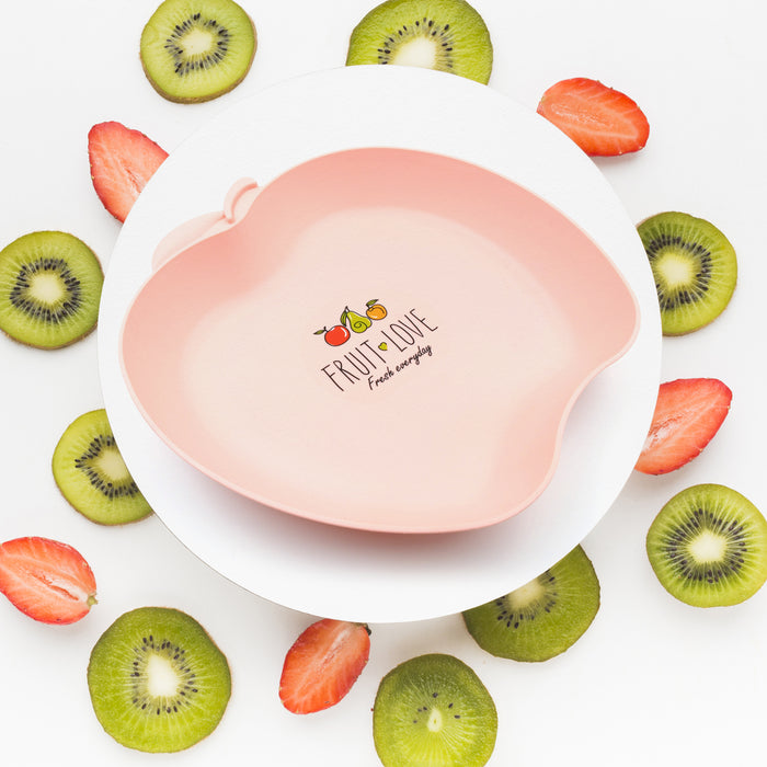 Apple Shape Plate Dish Snacks / Nuts / Desserts Plates for Kids, BPA Free, Children’s Food Plate, Kids Bowl, Serving Platters Food Tray Decorative Serving Trays for Candy Fruits Dessert Fruit Plate, Baby Cartoon Pie Bowl Plate, Tableware (1 Pc)