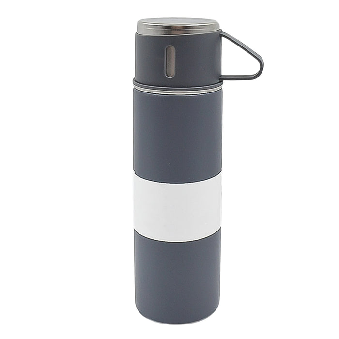 Stainless Steel Vacuum Insulated Water Bottle With Coffee / Tea Mug (500 ML)