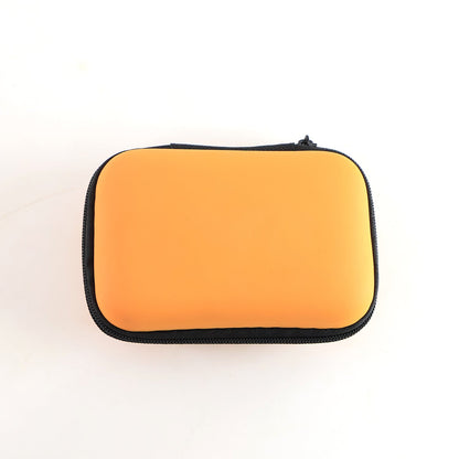 Premium Hard Shell Portable Storage Case with Zipper Closure (1 Pc)
