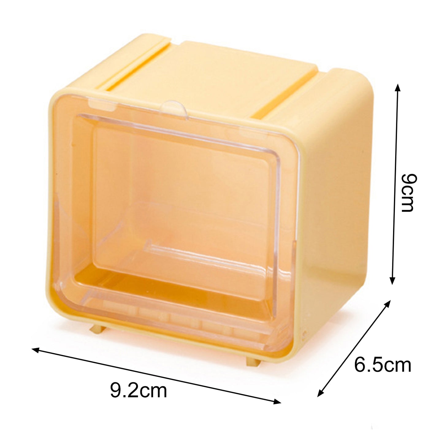 Durable Transparent Tape Storage Box – Plastic Office Organizer