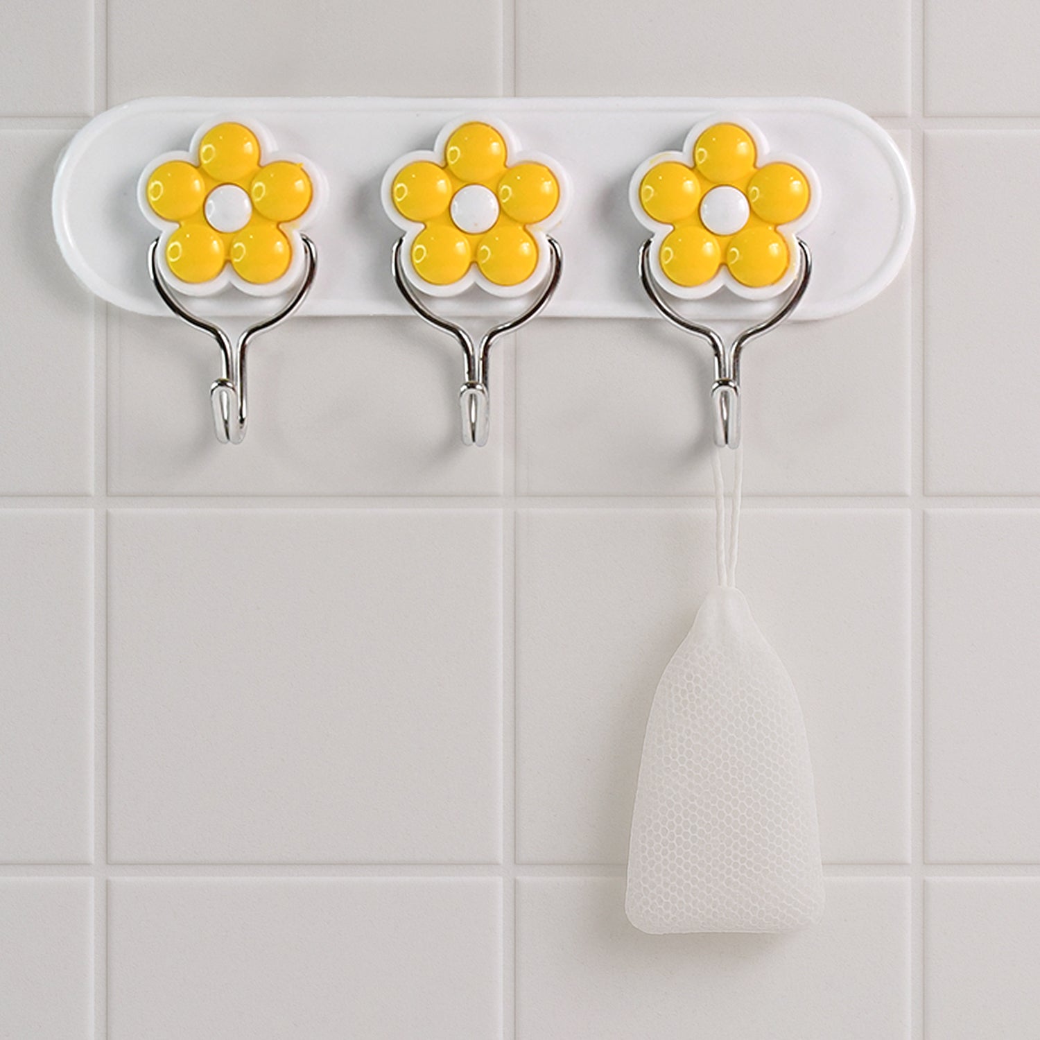 Multipurpose Strong & Hook Self-Adhesive hooks for wall Heavy Plastic Hook  (1 Pc)
