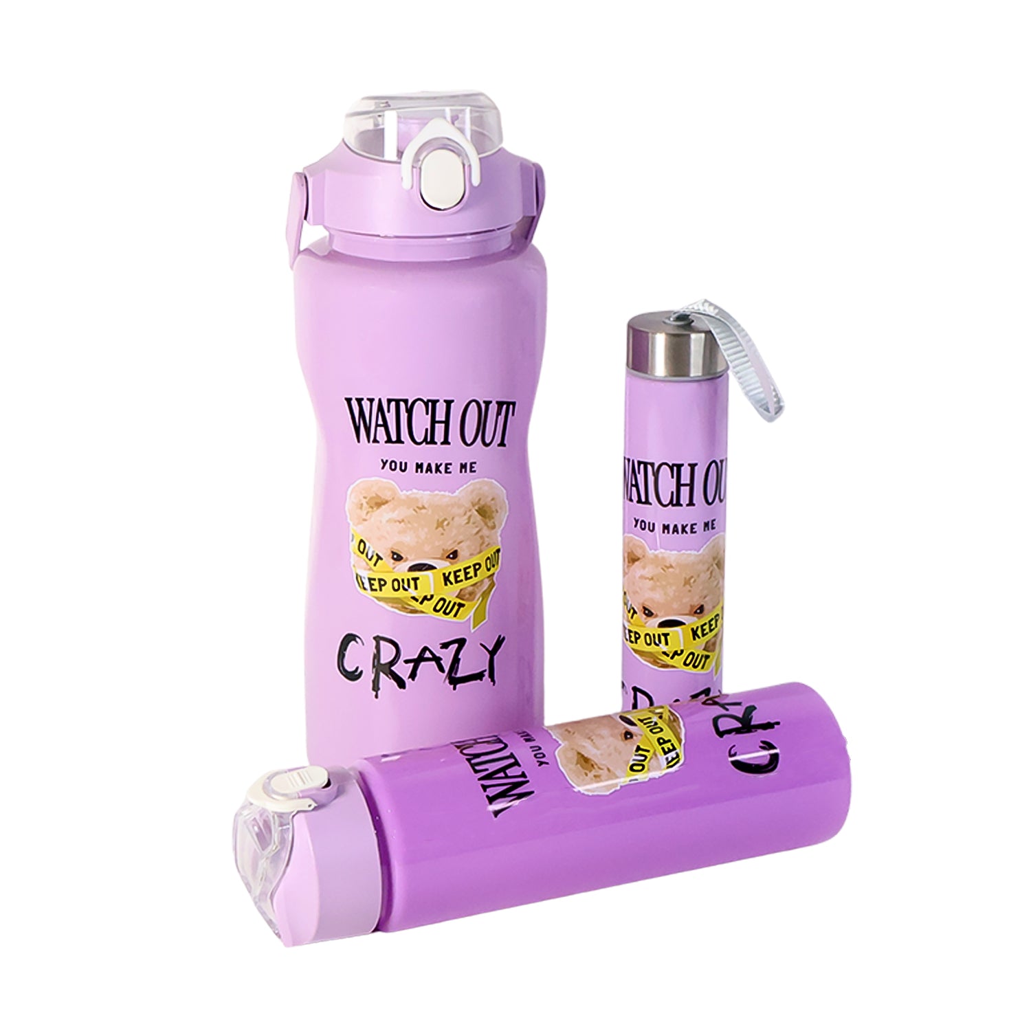 Premium Water Bottles – 2000ML + 900ML + 300ML - (Set)