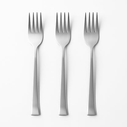 Premium Stainless Steel Dinner Fork - (3 Pc / Set)
