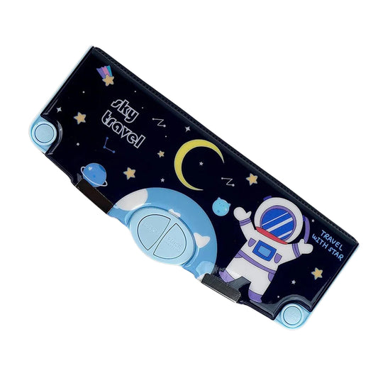 Multifunctional Pencil Box for Kids, Space Pencil Box For Boys, Kids Pencil Box for Boys & Girls, Magnetic Pencil Box for Boys, Pop up Pencil Box, Space Theme Return Gifts for Kids (Space Pencil Box)