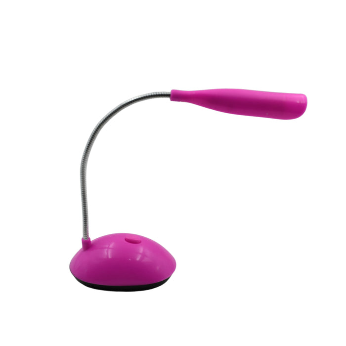 0255A Fashion Wind LED Desk Light, LED Lamps Button Control, Portable Flexible Neck Eye-Caring Table Reading Lights for Reading / Relaxation / Bedtime