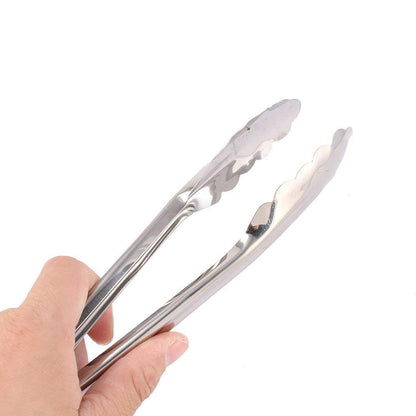 Metal Household Kitchen Salad Dessert Buffet Food Tong Clamp Clip (1 Pc / 17 Cm)