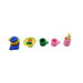 Set of kitchen appliances shape erasers