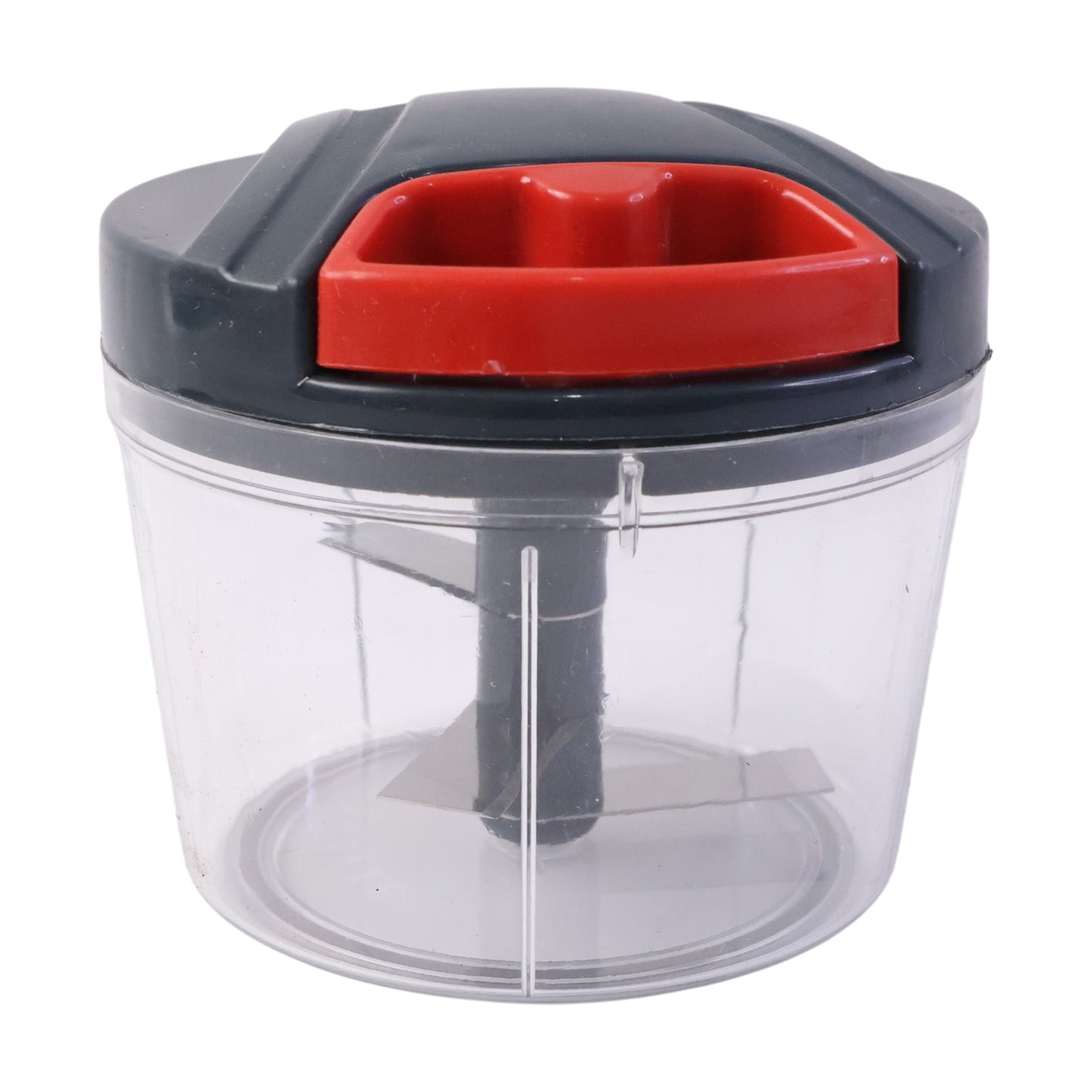 Compact Manual Hand-Press Vegetable Chopper (1 Pc)