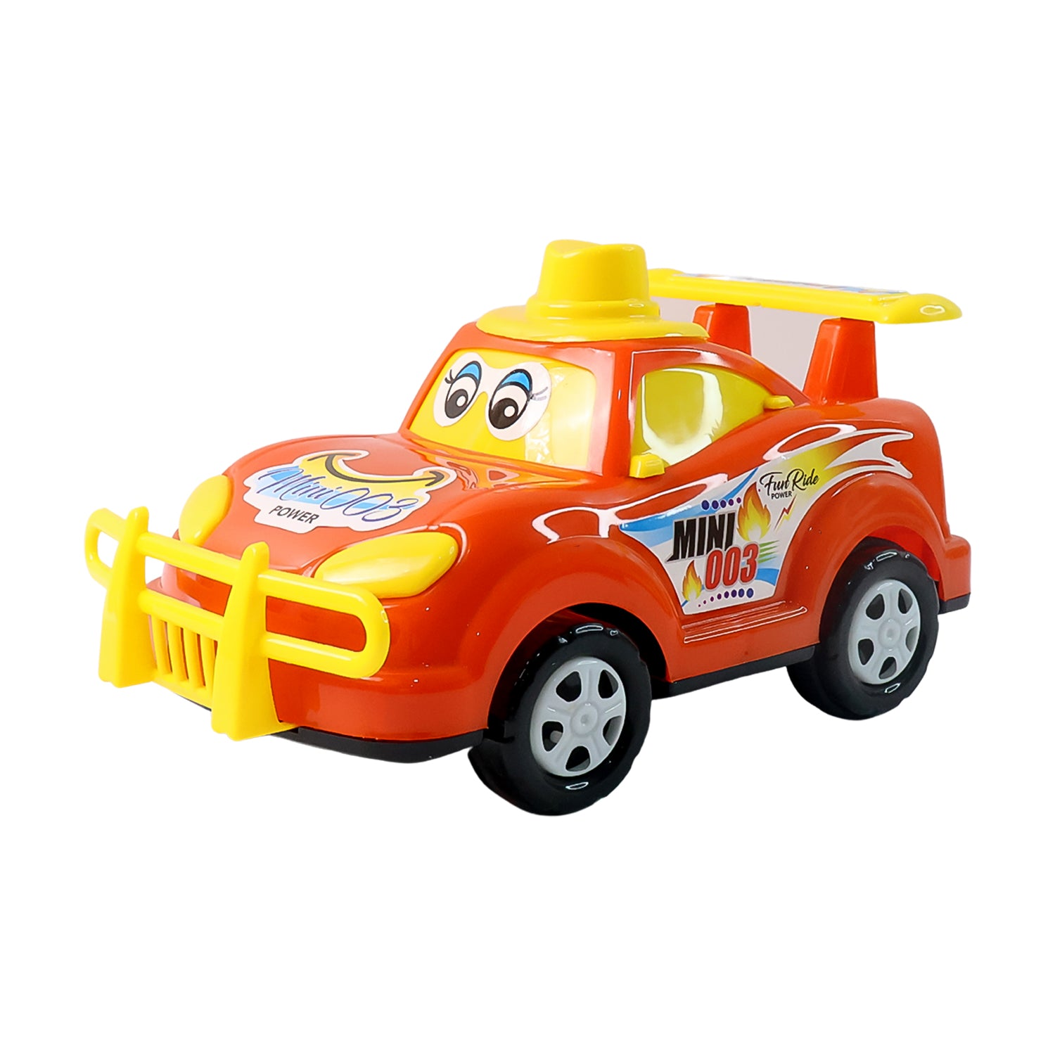 Funwoods Friction-Powered Cartoon Racing Car Toy - (1 Pc)