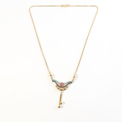 Stylish Multicolor Stone Designer Necklace for Women