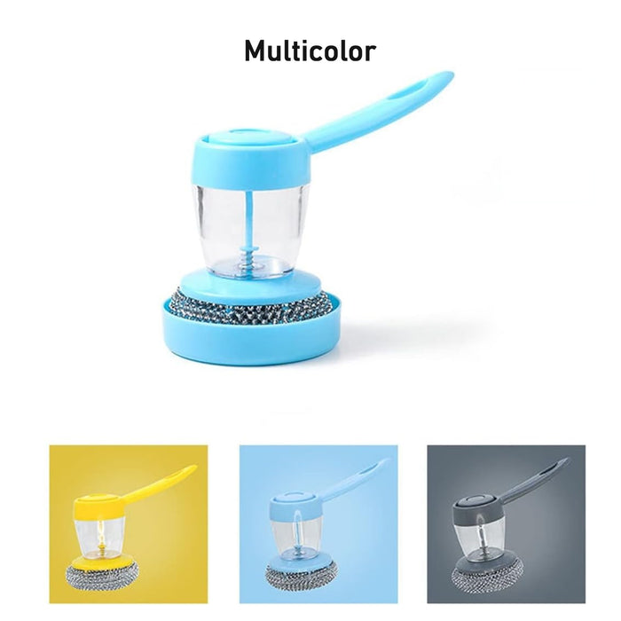 Handheld Soap Dispenser with Scrub (1 Set)