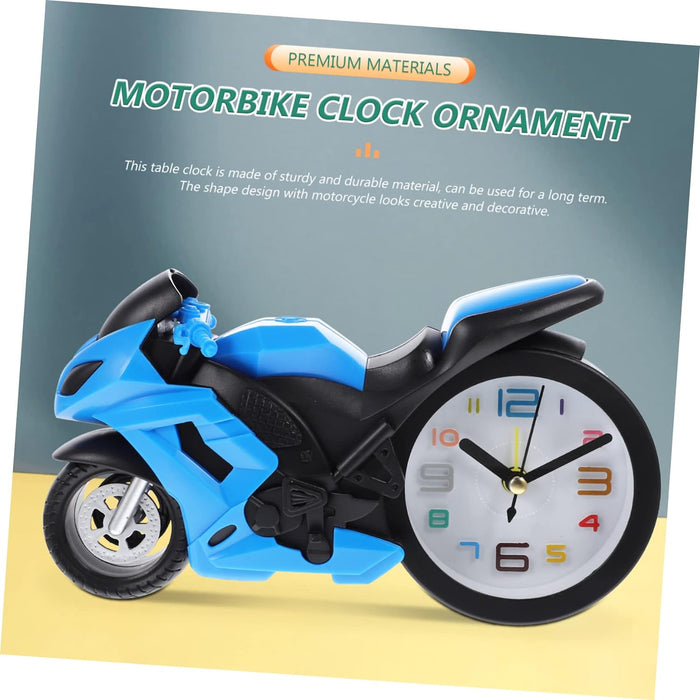 Fashioned Alarm Clock Novelty Retro Motorcycle / Motorbike Engine Style Clocks Alarm Clock Desktop Decoration Kids Gift